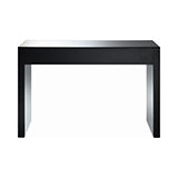 Coaster Gillian Rectangular Sofa Table Silver and Clear Mirror Model 722499