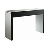 Coaster Gillian Rectangular Sofa Table Silver and Clear Mirror Model 722499