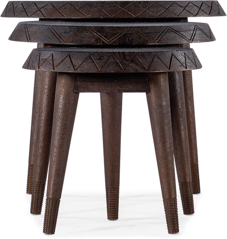 Hooker Furniture Living Room Commerce & Market Nesting Tables