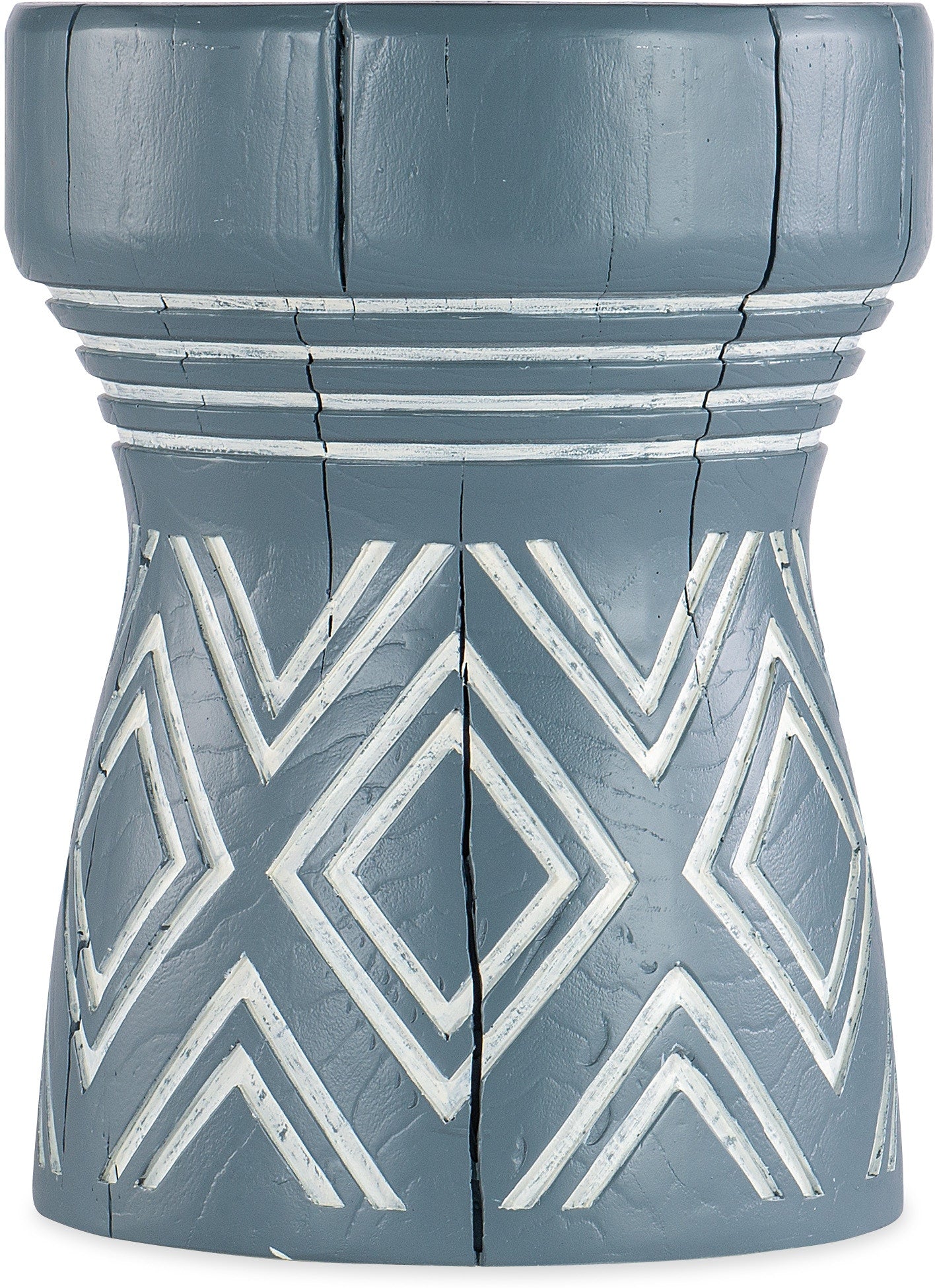 Hooker Furniture Living Room Commerce & Market Carved Stump Side Table