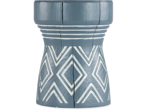 Hooker Furniture Living Room Commerce & Market Carved Stump Side Table