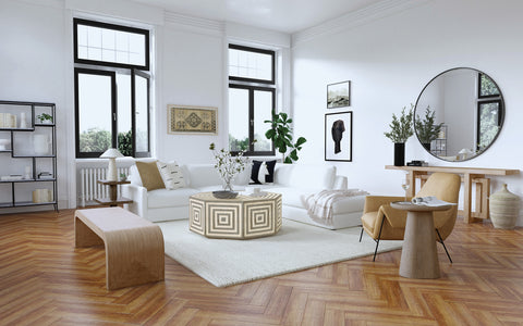 Hooker Furniture Living Room Commerce & Market Wood Spot Table