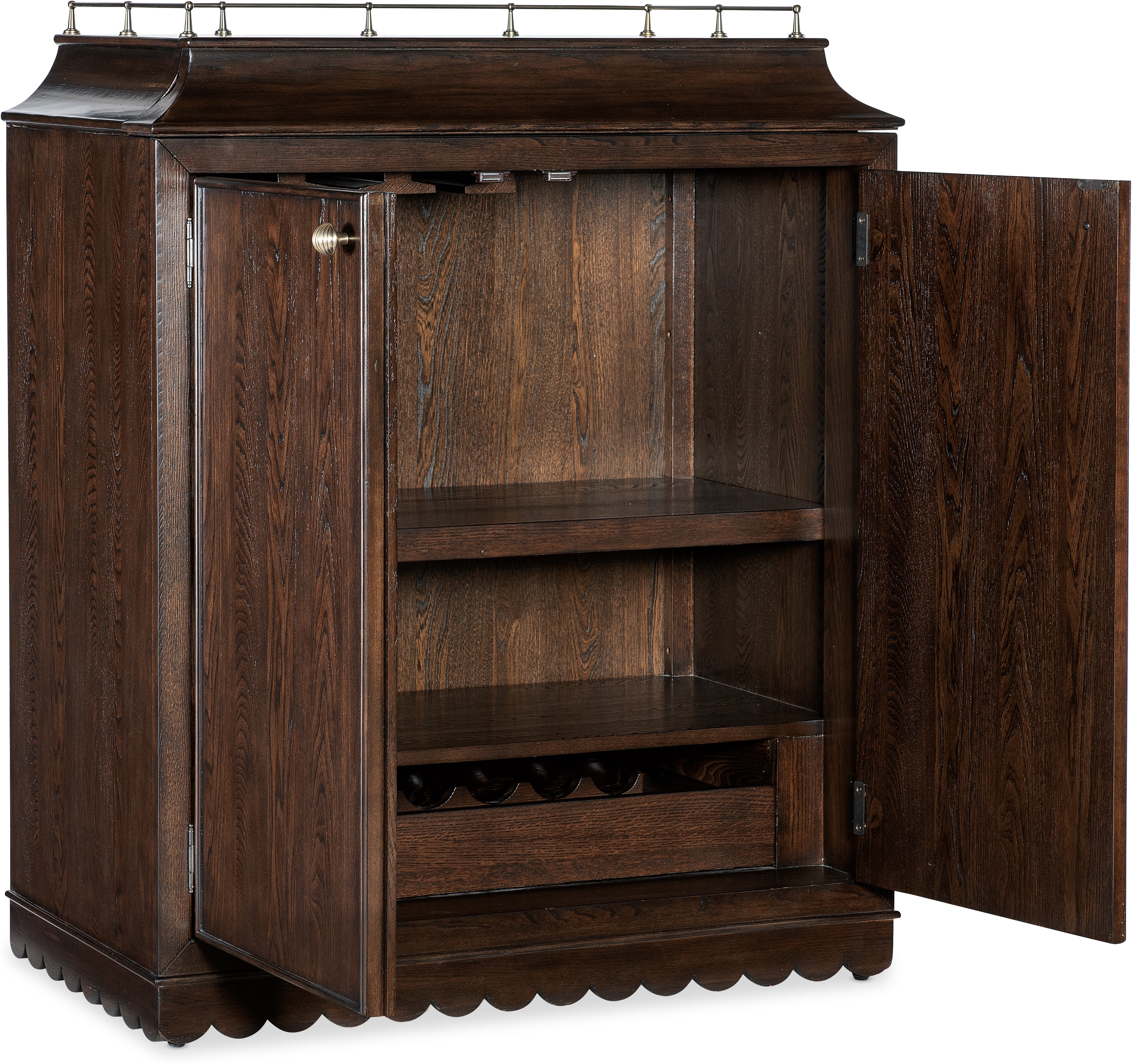 Hooker Furniture Casual Dining Commerce and Market Dukes Bar Cabinet