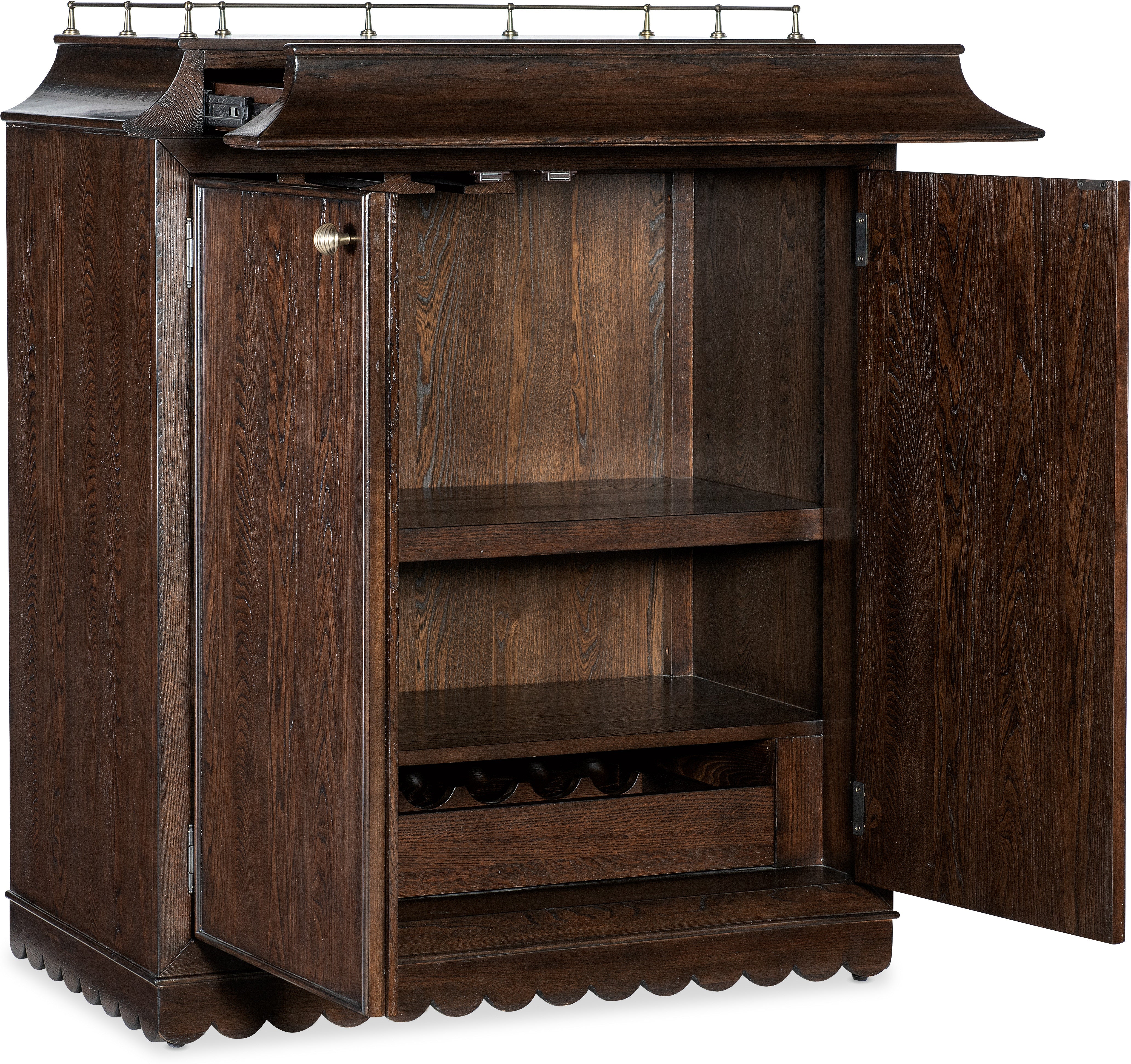 Hooker Furniture Casual Dining Commerce and Market Dukes Bar Cabinet