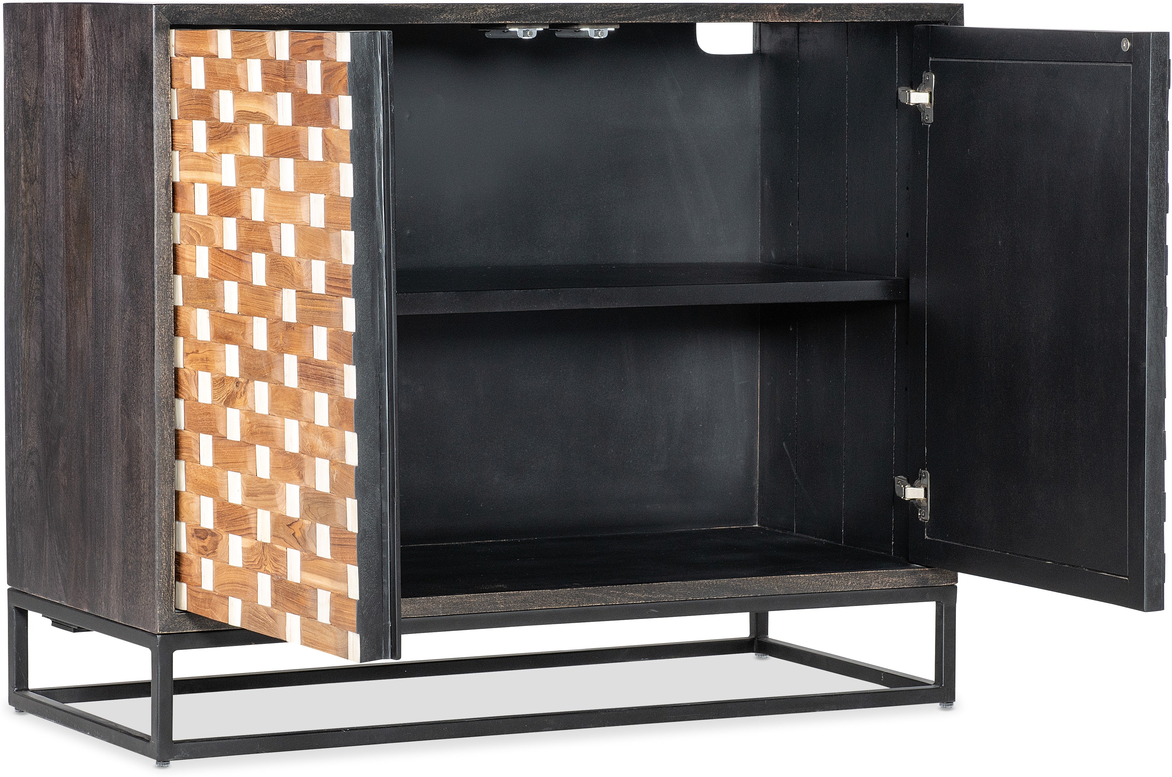 Hooker Furniture Living Room Commerce and Market Weaver 2-Door Accent Chest