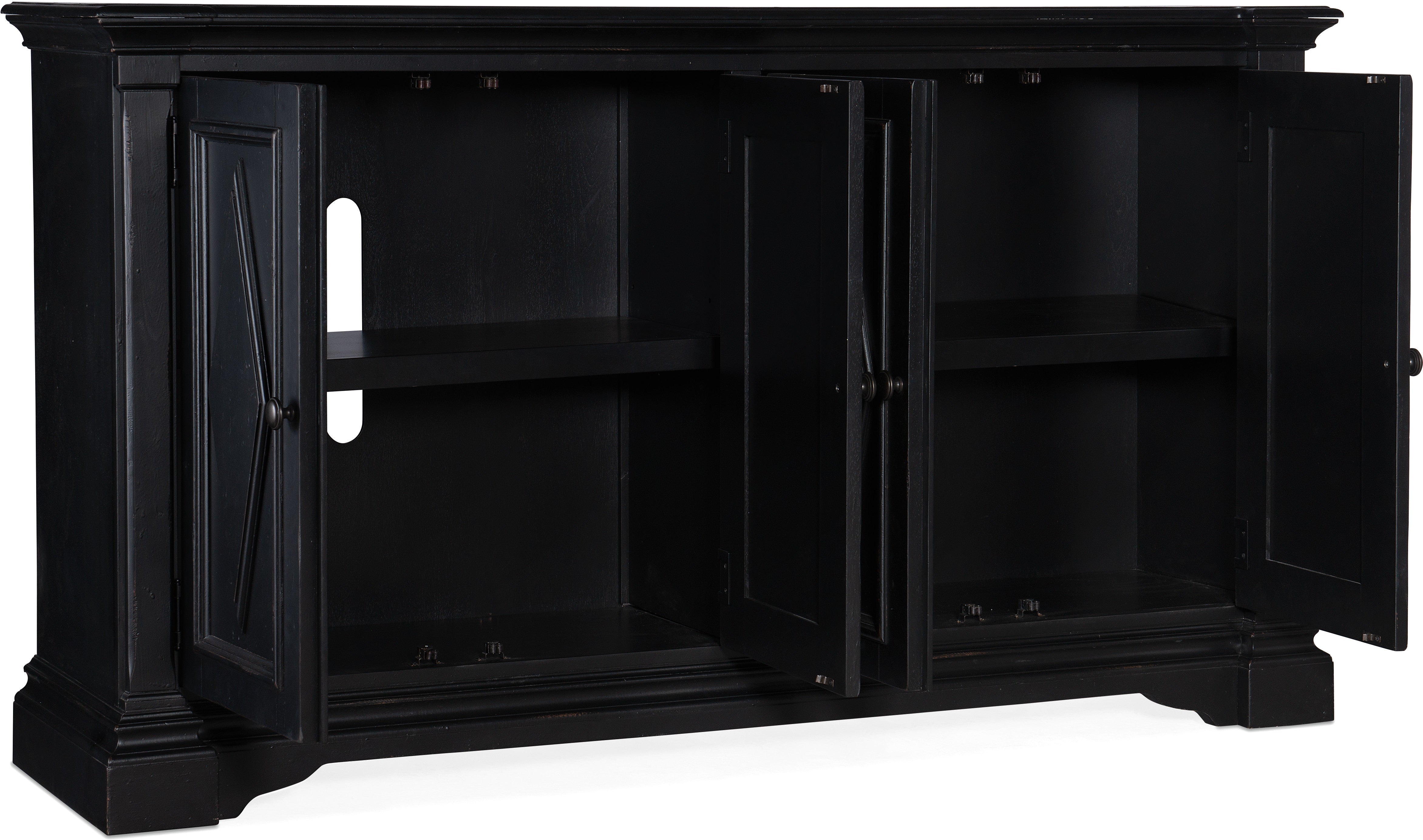 Hooker Furniture Home Entertainment Commerce & Market Four-Door Cabinet