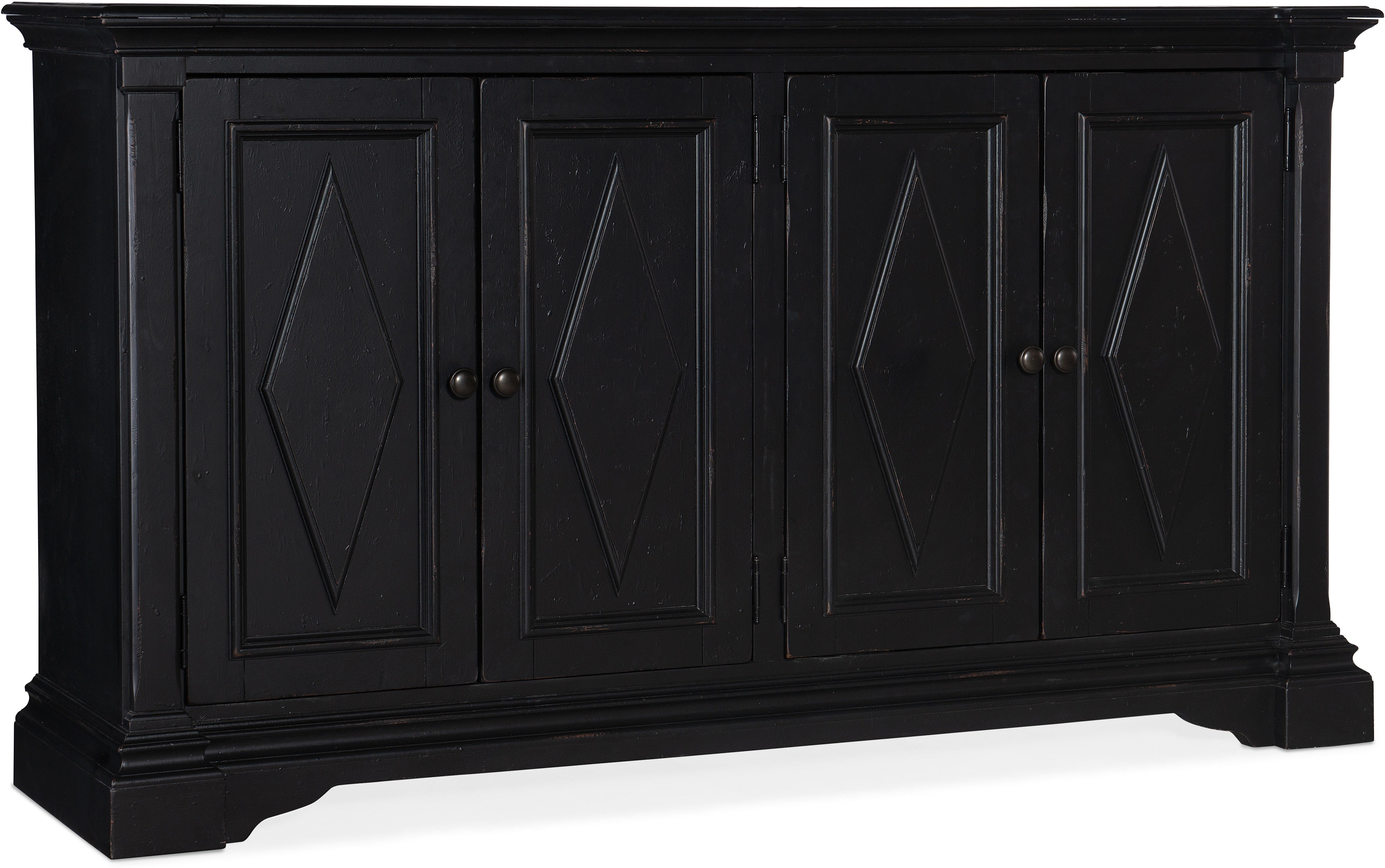 Hooker Furniture Home Entertainment Commerce & Market Four-Door Cabinet