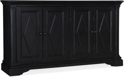 Hooker Furniture Home Entertainment Commerce & Market Four-Door Cabinet