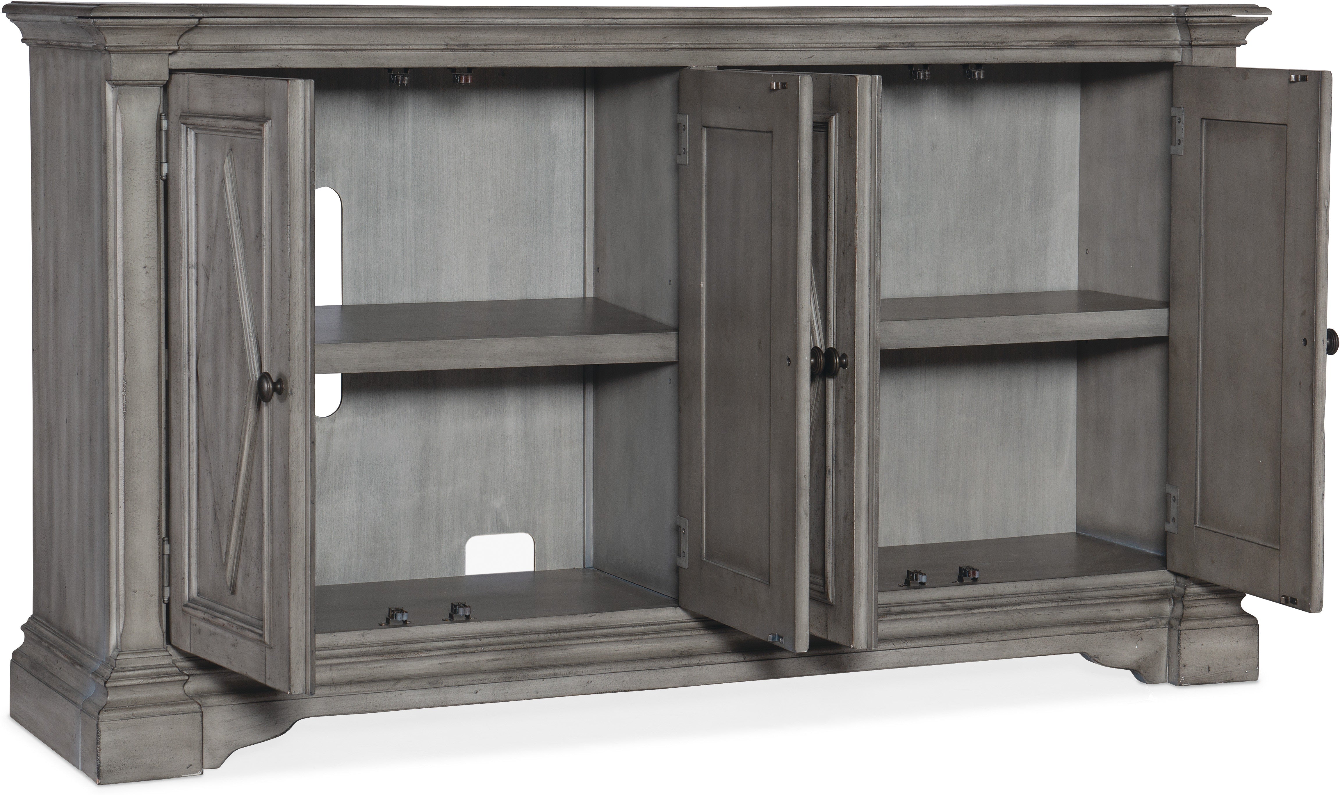 Hooker Furniture Home Entertainment Commerce & Market Four-Door Cabinet