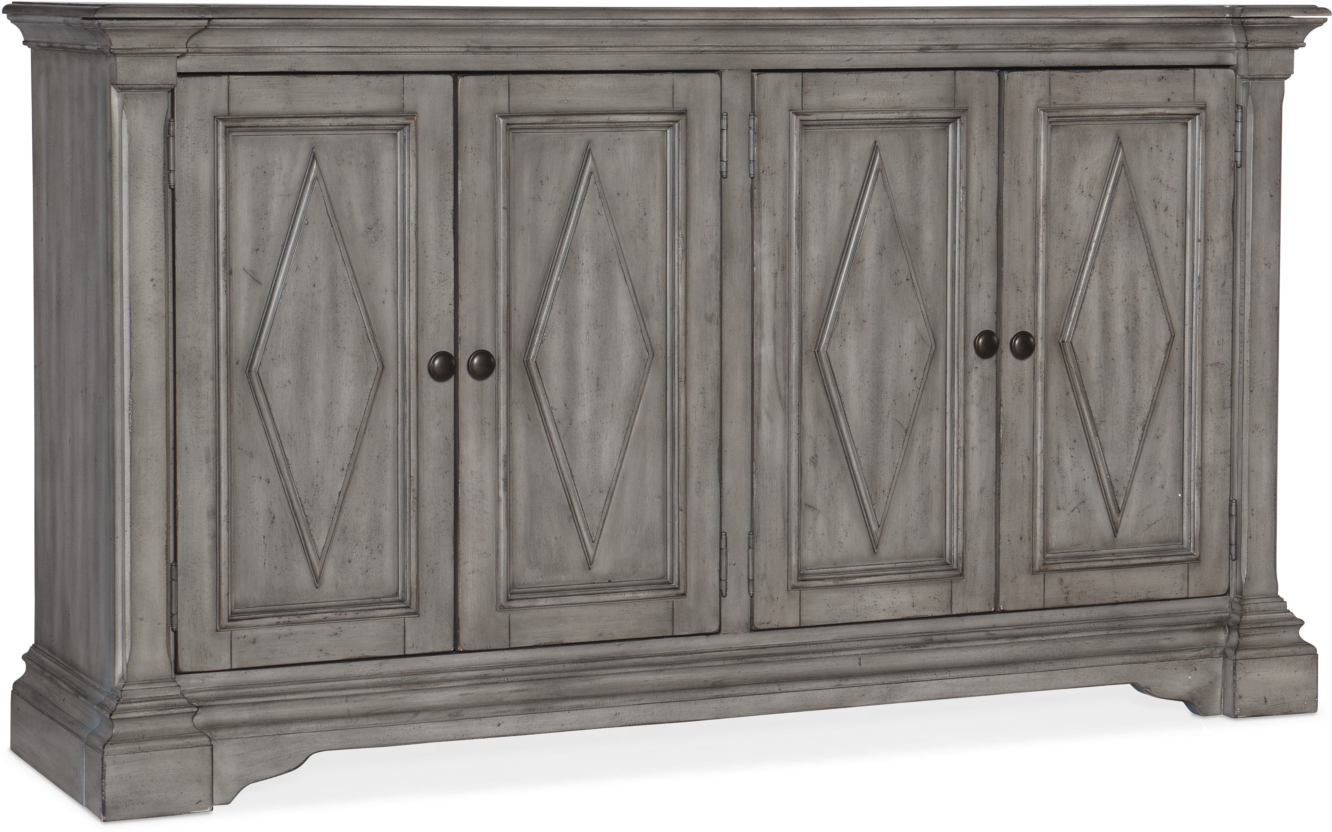 Hooker Furniture Home Entertainment Commerce & Market Four-Door Cabinet