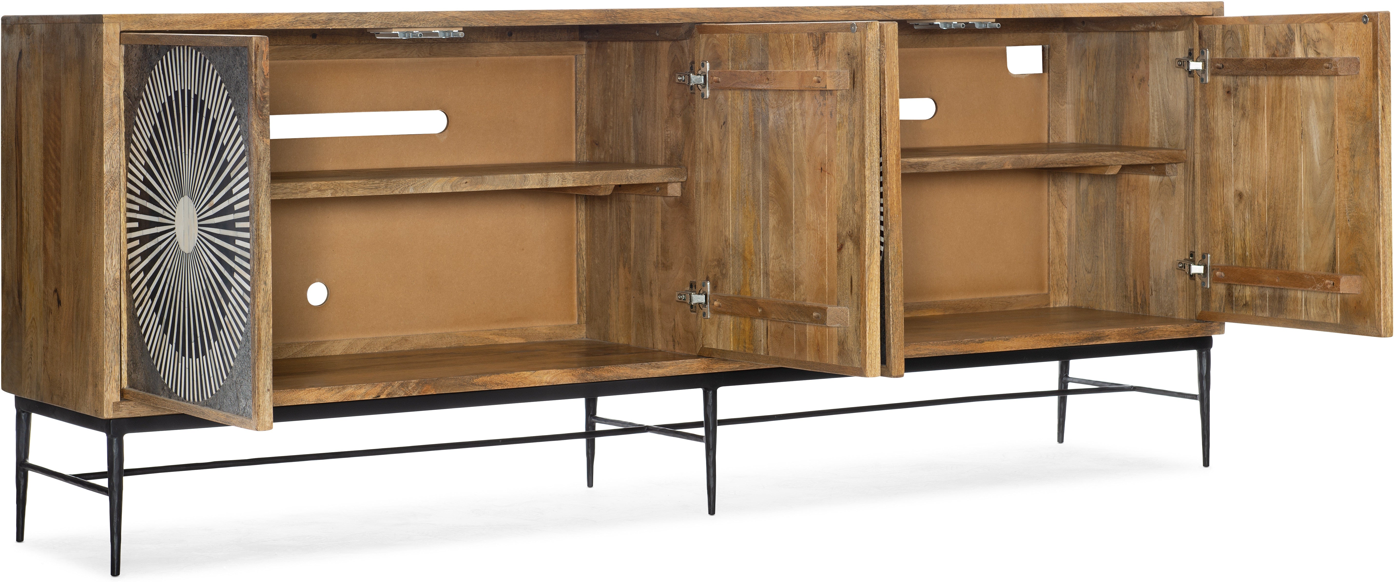 Hooker Furniture Home Entertainment Commerce & Market Giovanni Entertainment Console