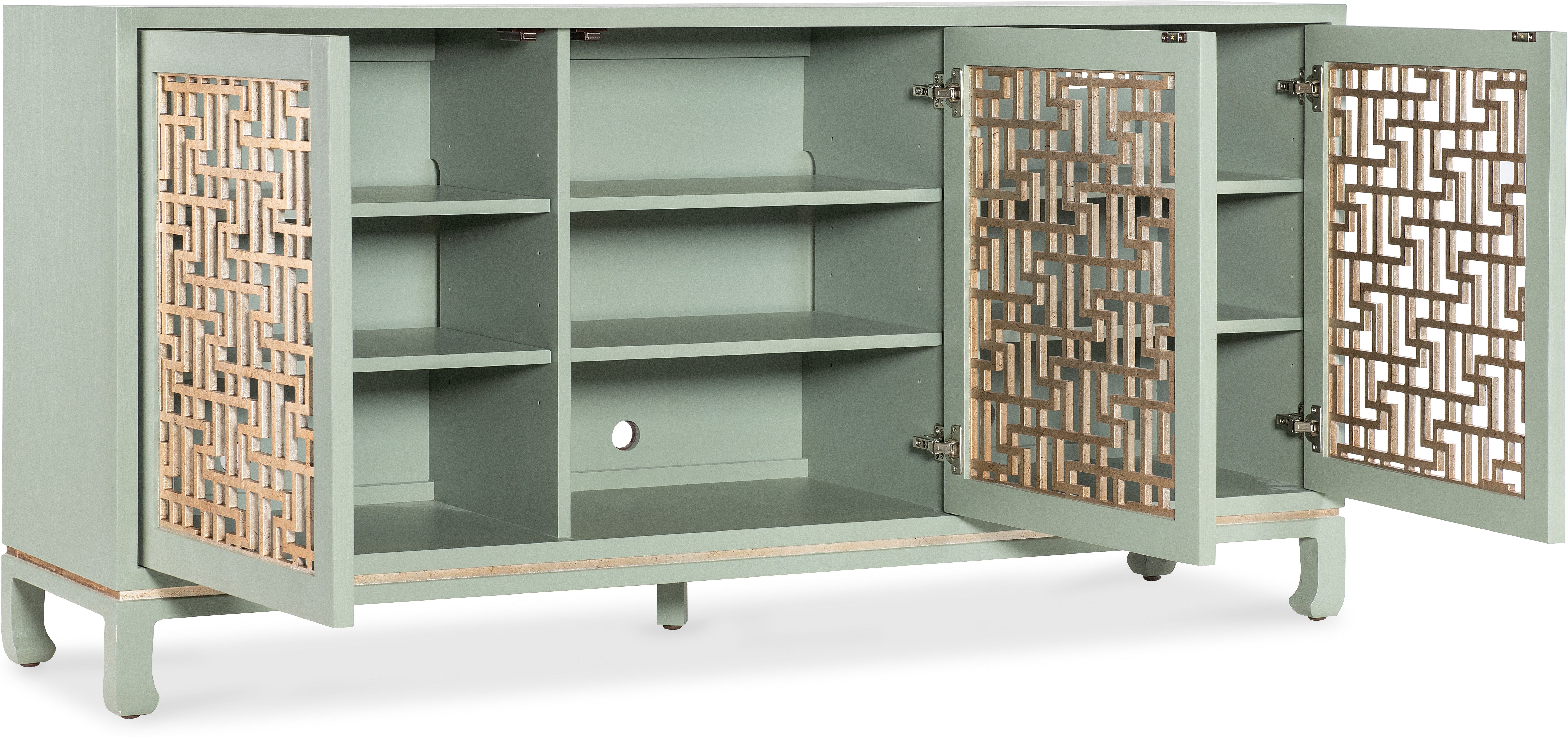 Hooker Furniture Home Entertainment Commerce and Market Trellis Enertainment Credenza