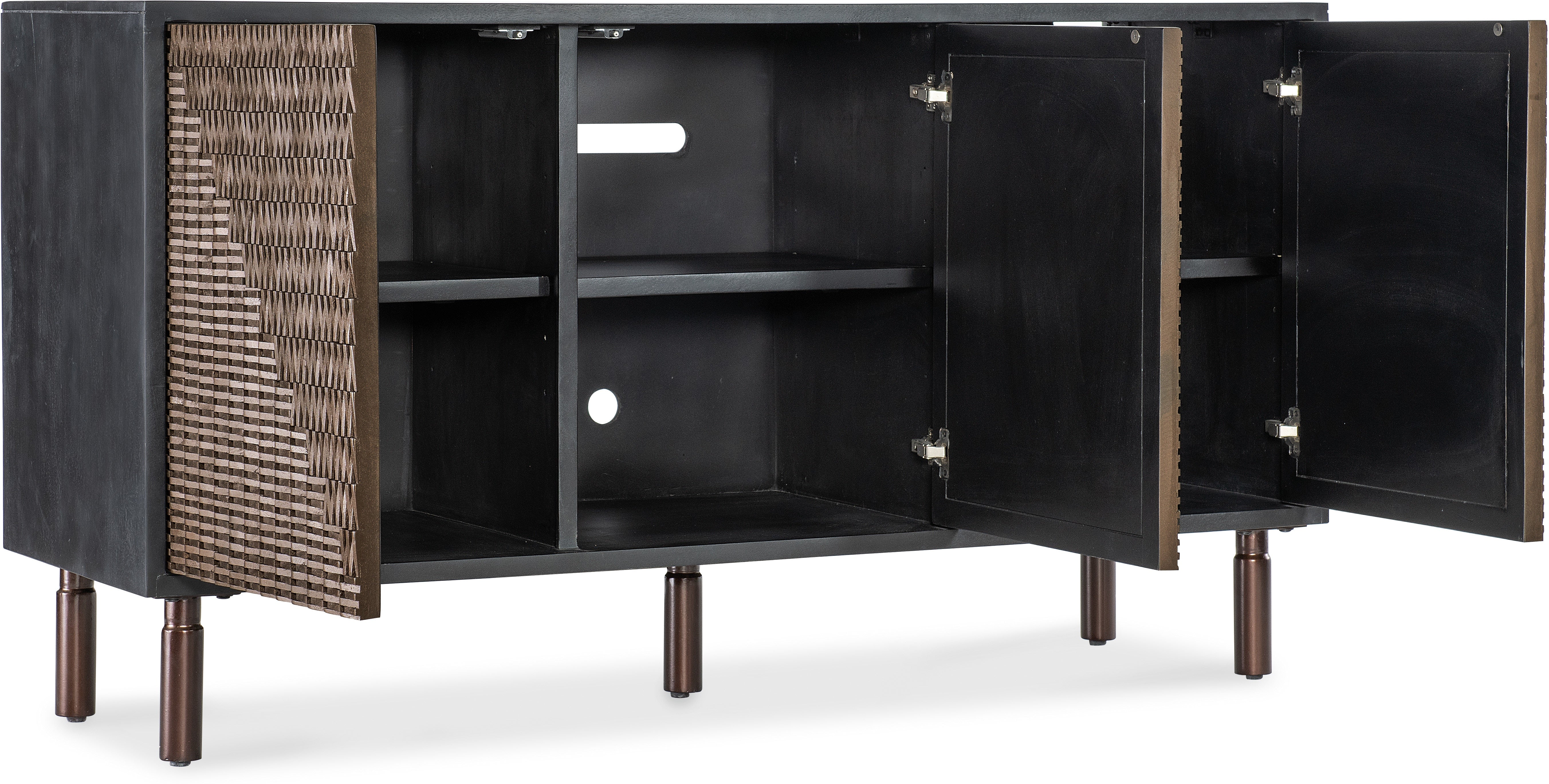Hooker Furniture Home Entertainment Commerce and Market Jachar Entertainment Credenza