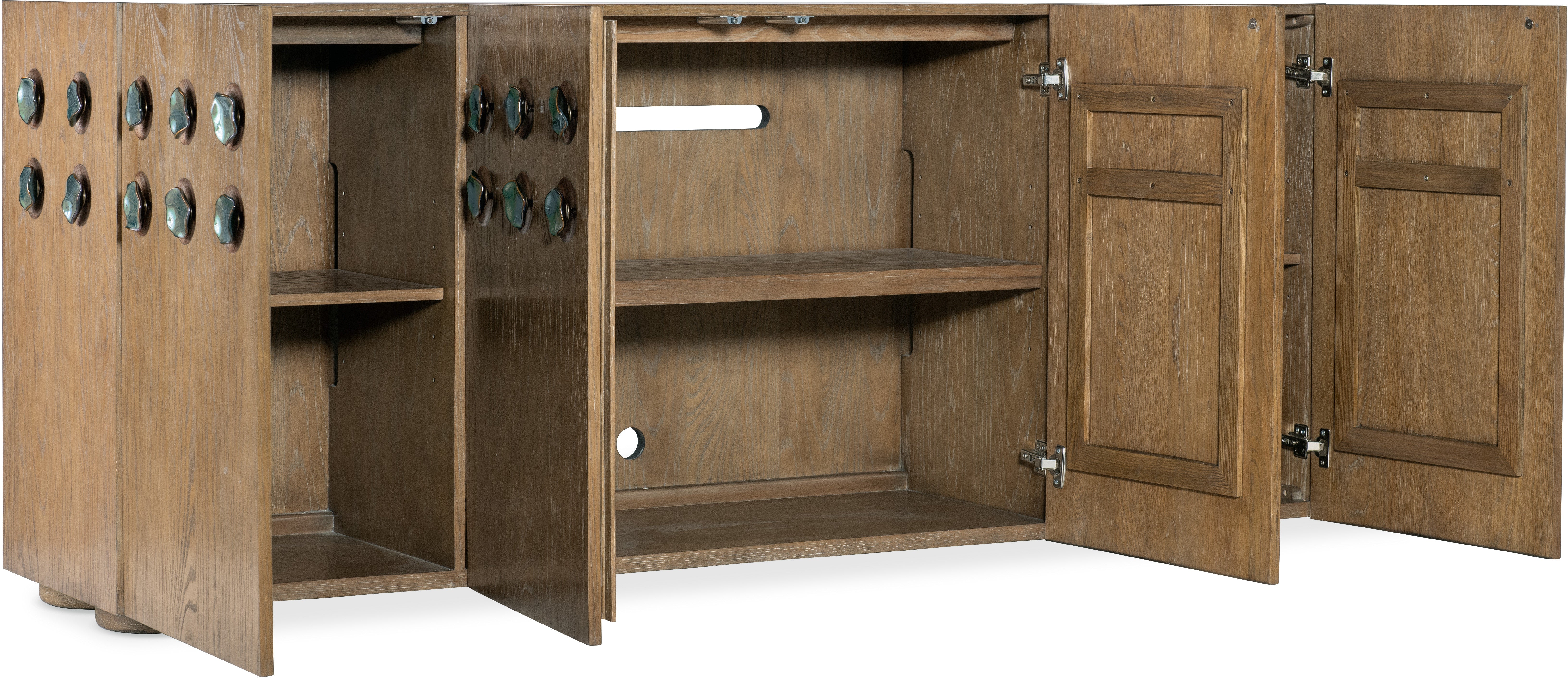 Hooker Furniture Home Entertainment Commerce and Market Pilea Entertainment Credenza