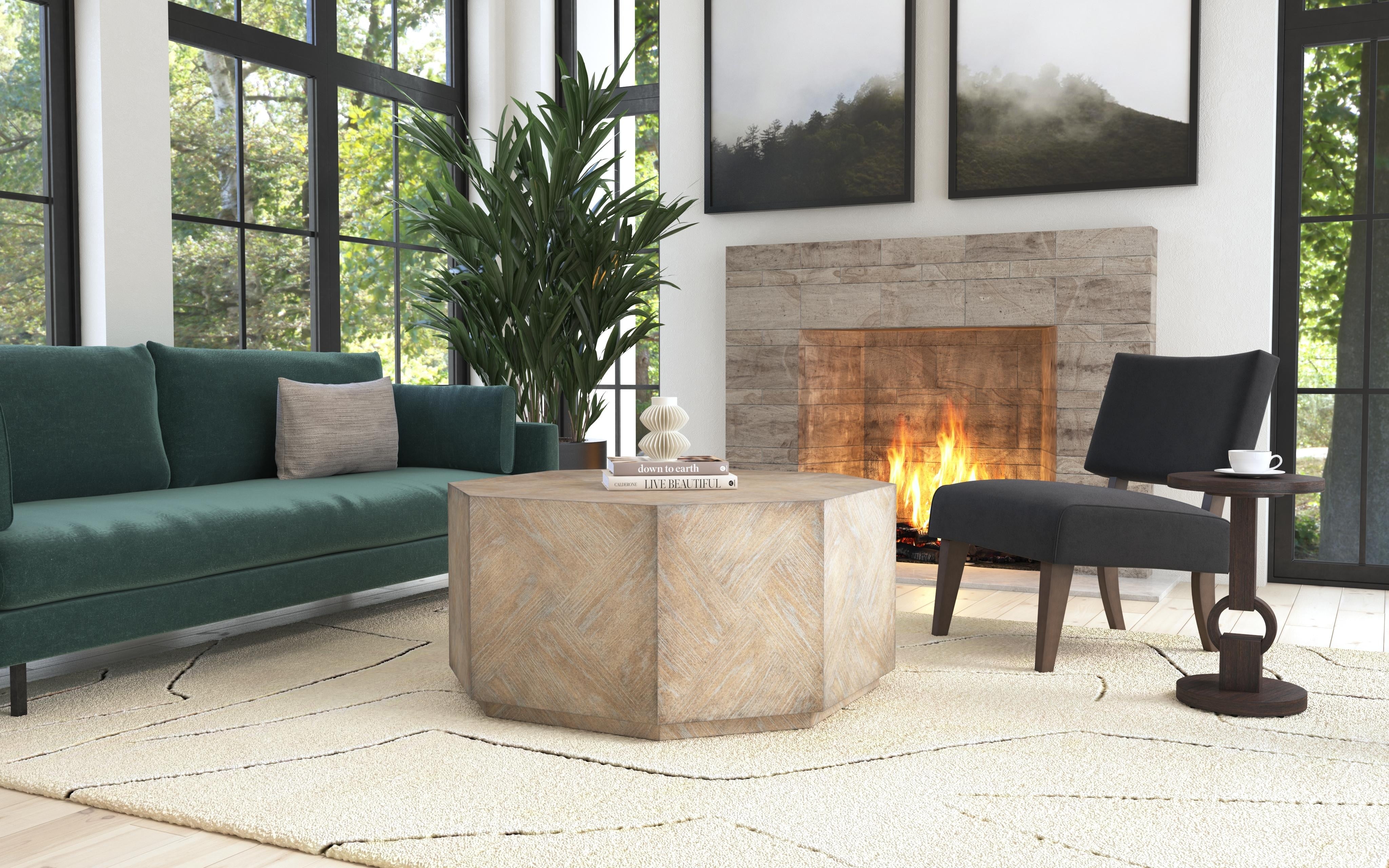 Hooker Furniture Living Room Commerce & Market Round Side Table