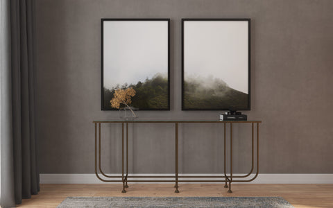 Hooker Furniture Living Room Commerce & Market Kiara Rectangle Sofa Console