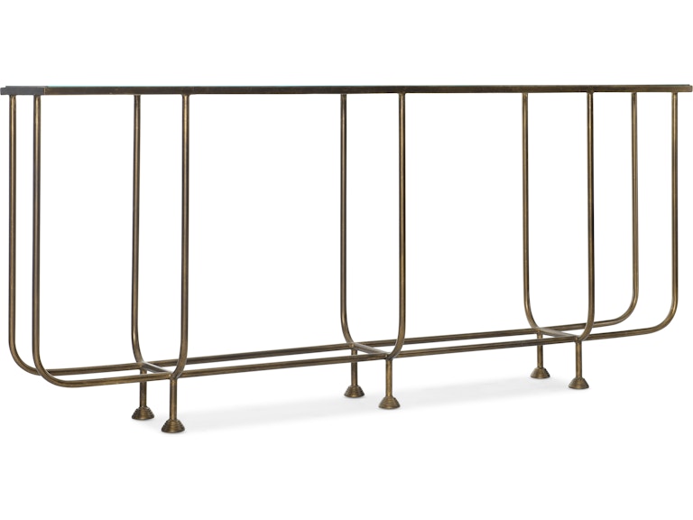 Hooker Furniture Living Room Commerce & Market Kiara Rectangle Sofa Console