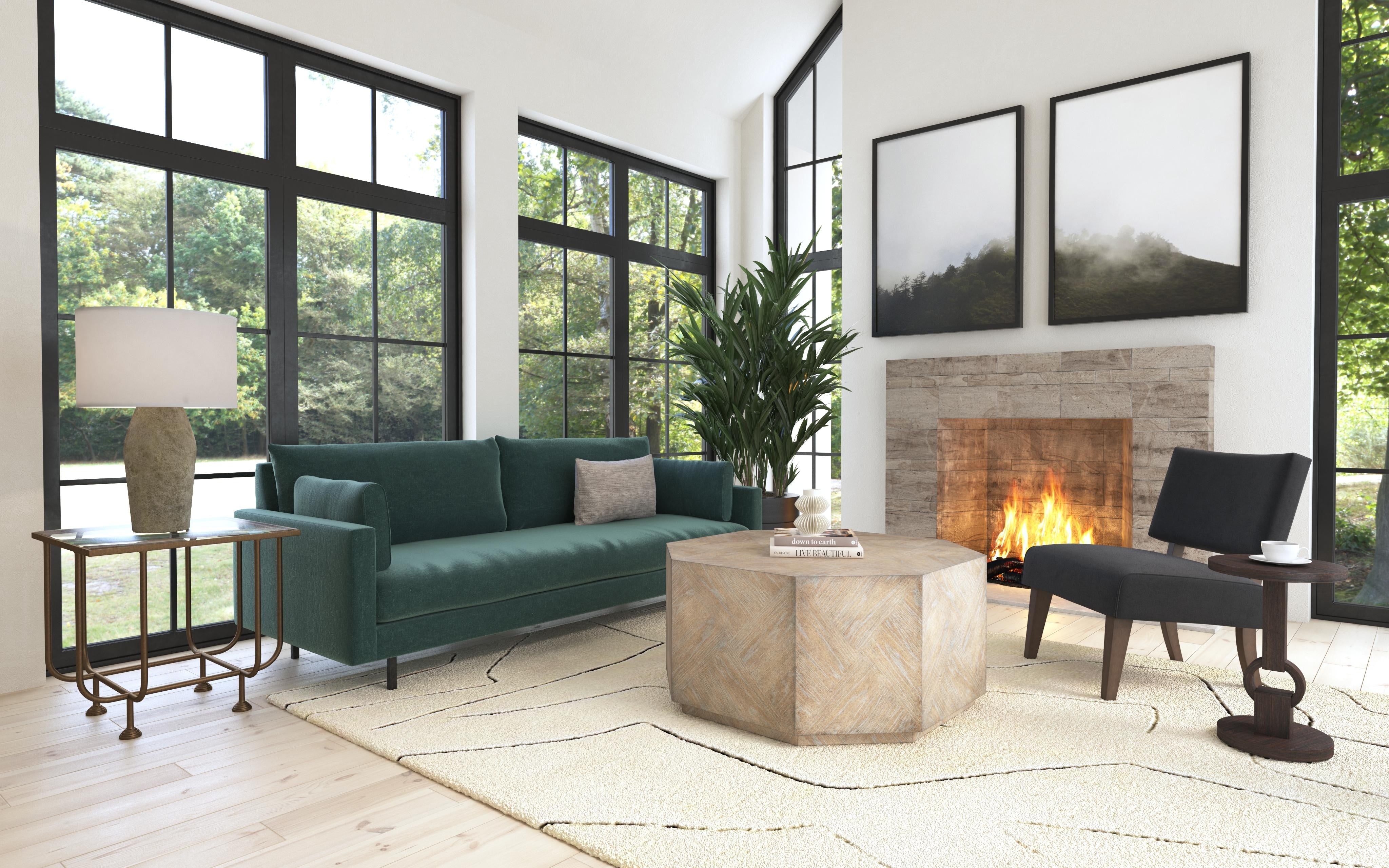 Hooker Furniture Living Room Commerce & Market Kiara Square End Table