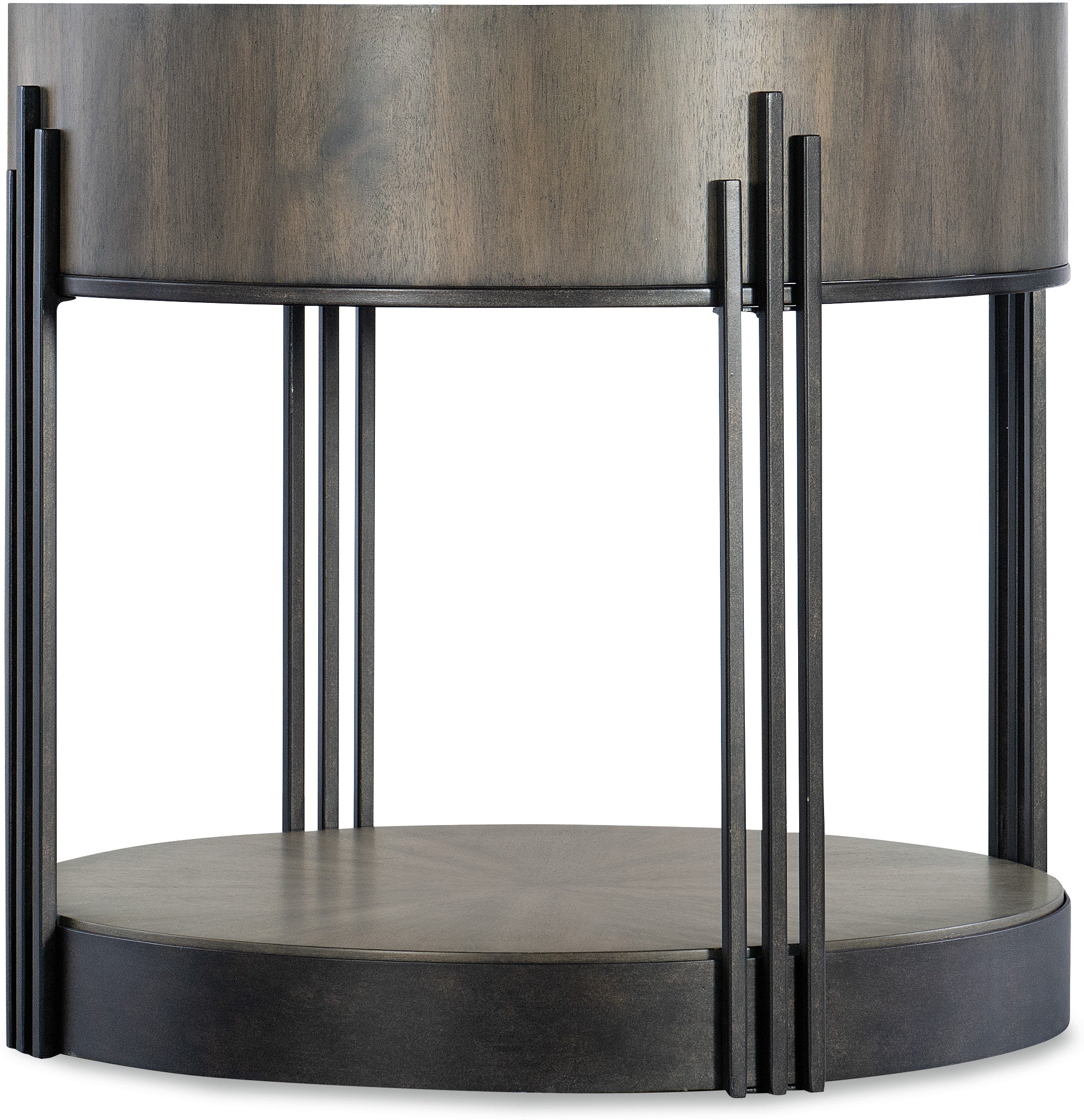 Hooker Furniture Living Room Commerce and Market Skyline Side Table