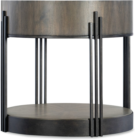 Hooker Furniture Living Room Commerce and Market Skyline Side Table
