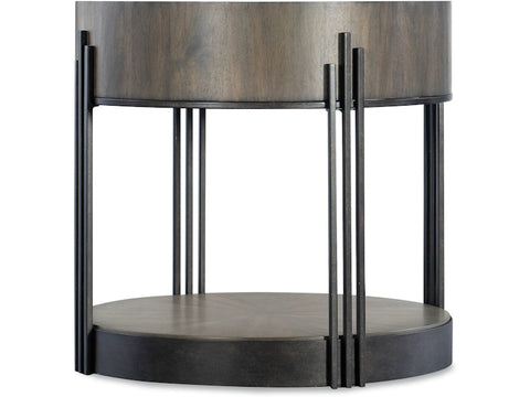Hooker Furniture Living Room Commerce and Market Skyline Side Table
