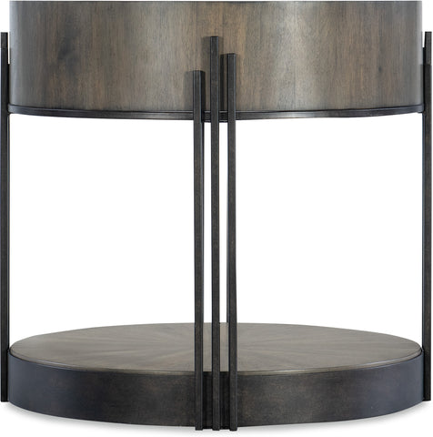 Hooker Furniture Living Room Commerce and Market Skyline Side Table