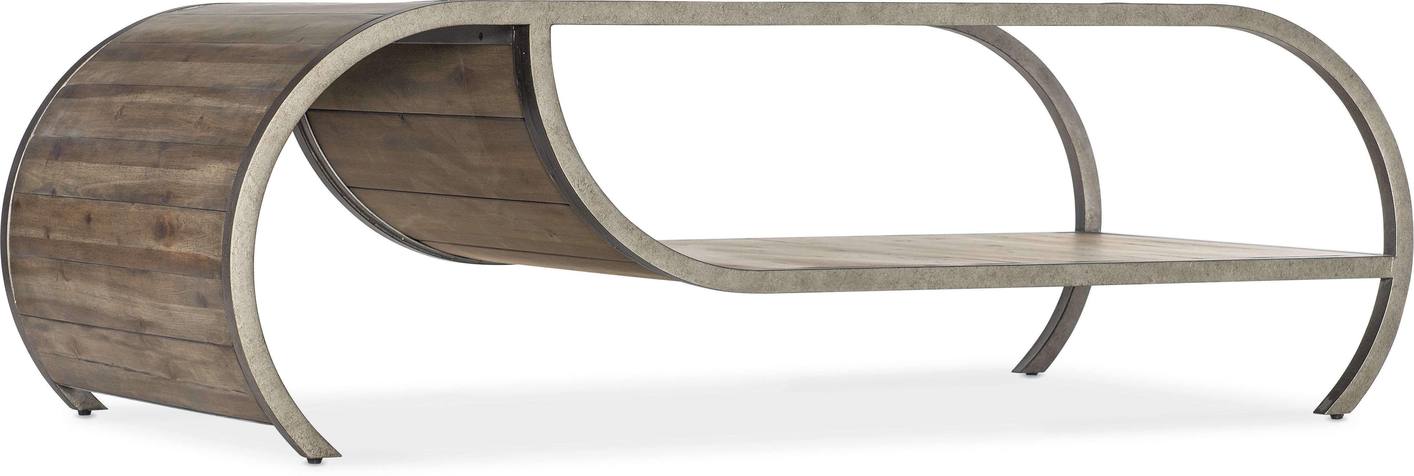 Hooker Furniture Living Room Commerce & Market Open Ended Cocktail Table