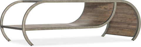 Hooker Furniture Living Room Commerce & Market Open Ended Cocktail Table