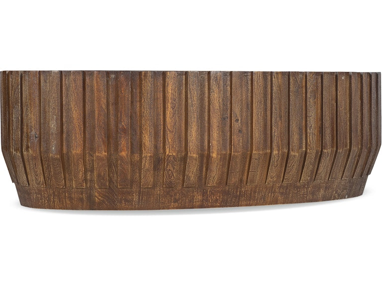 Hooker Furniture Living Room Commerce and Market Gears Oval Cocktail Table