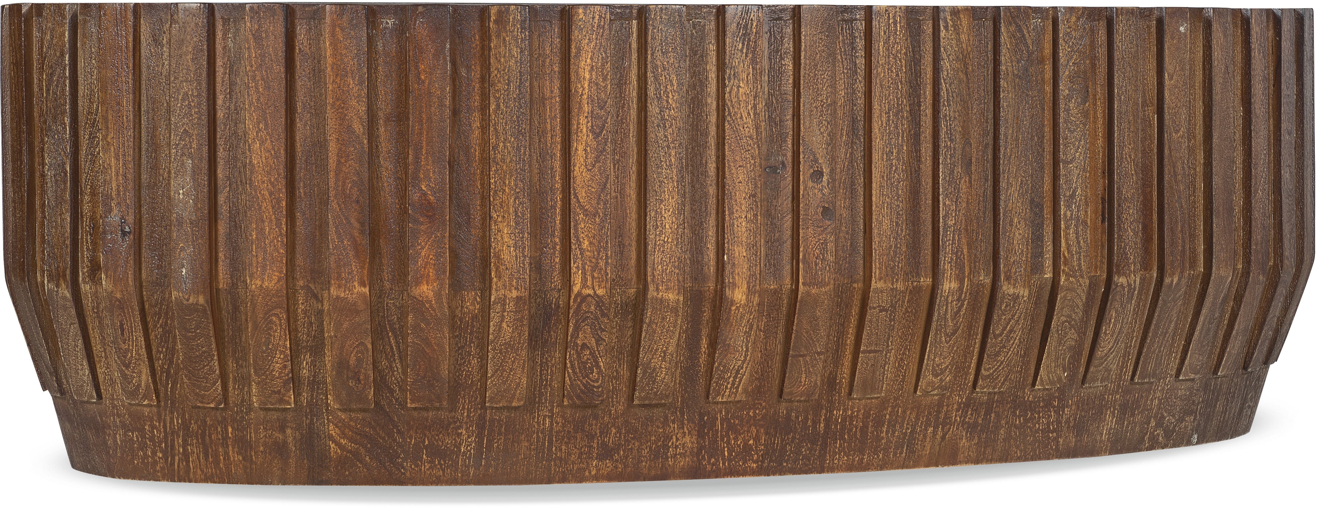 Hooker Furniture Living Room Commerce and Market Gears Oval Cocktail Table