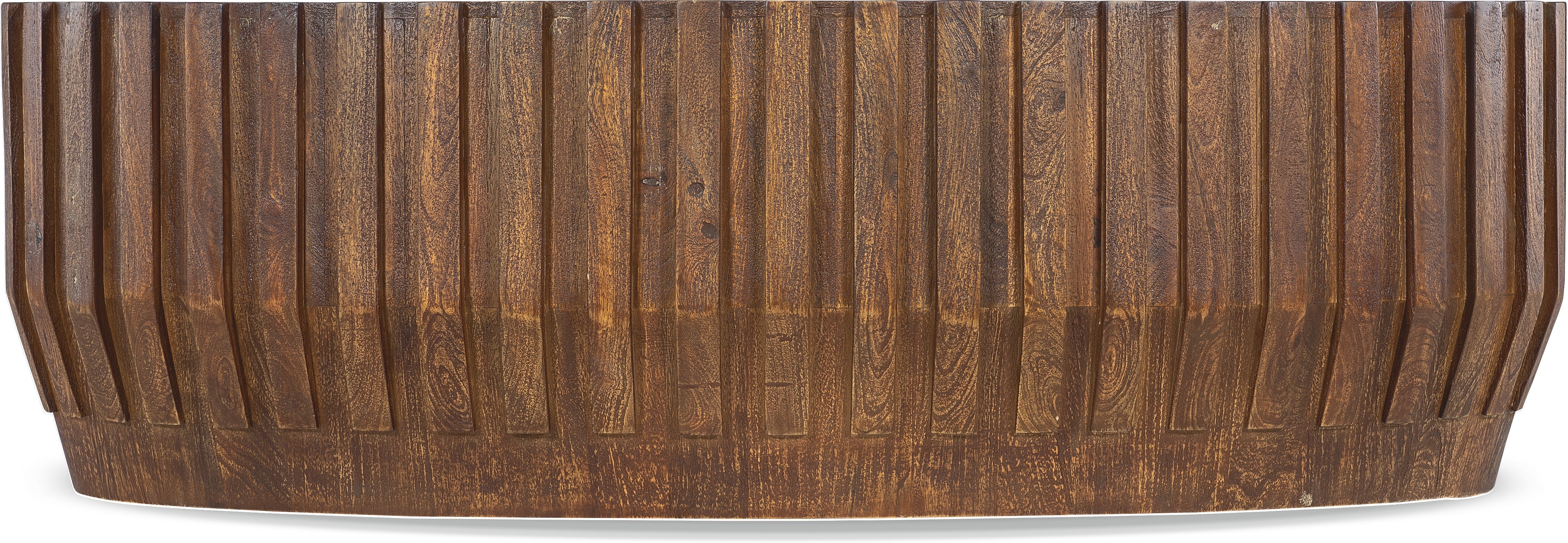 Hooker Furniture Living Room Commerce and Market Gears Oval Cocktail Table