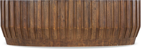 Hooker Furniture Living Room Commerce and Market Gears Oval Cocktail Table