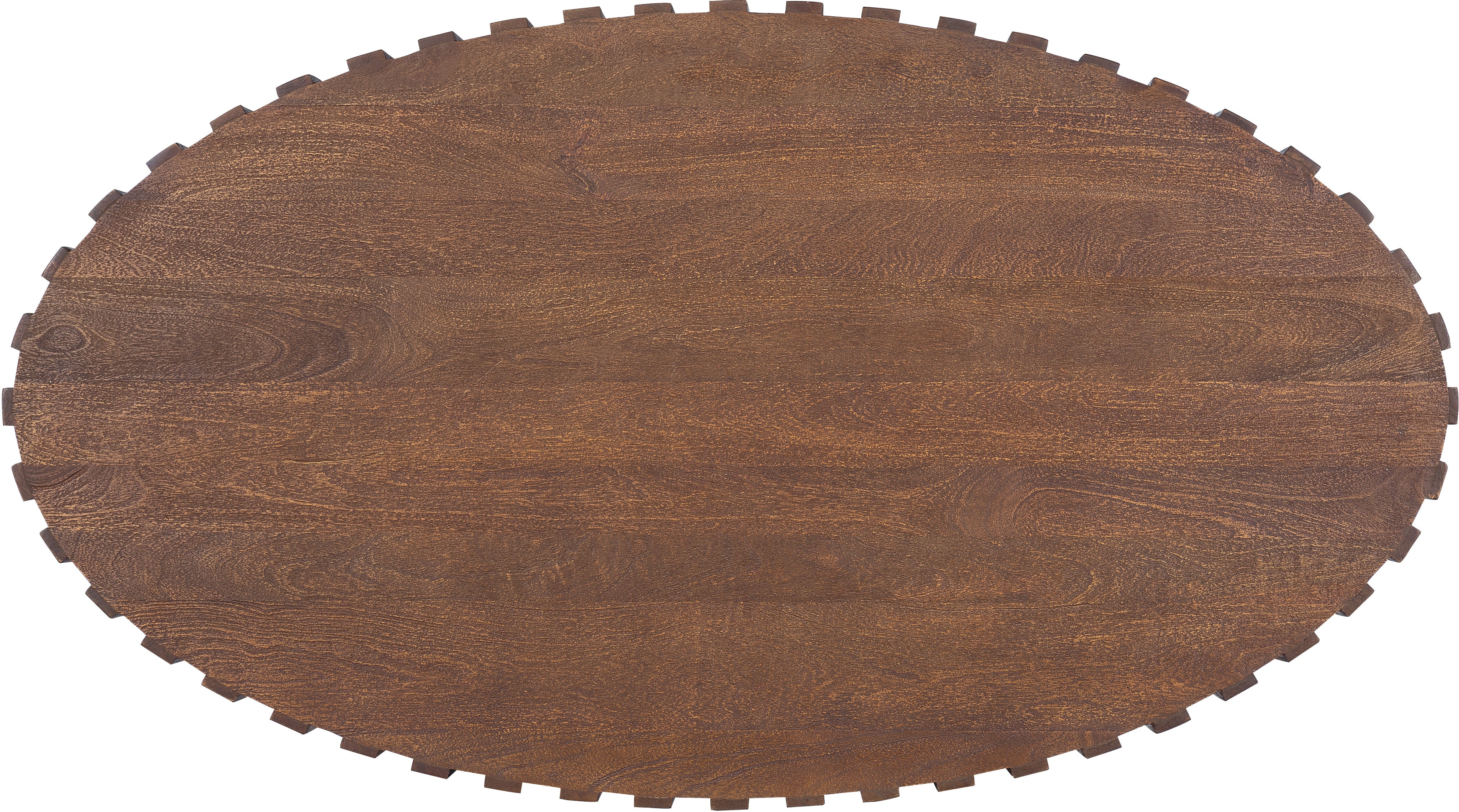 Hooker Furniture Living Room Commerce and Market Gears Oval Cocktail Table