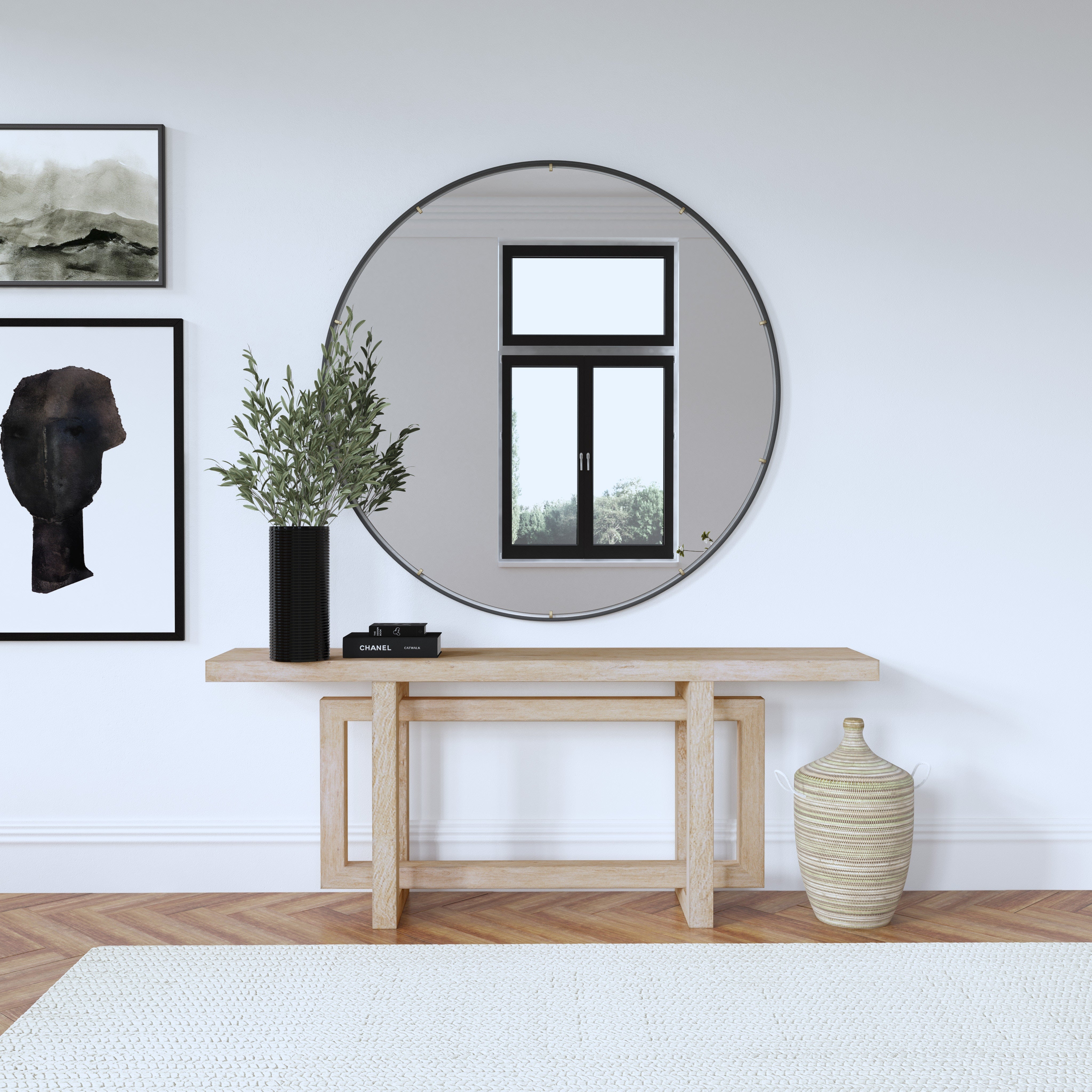 Hooker Furniture Living Room Commerce & Market Modern Console