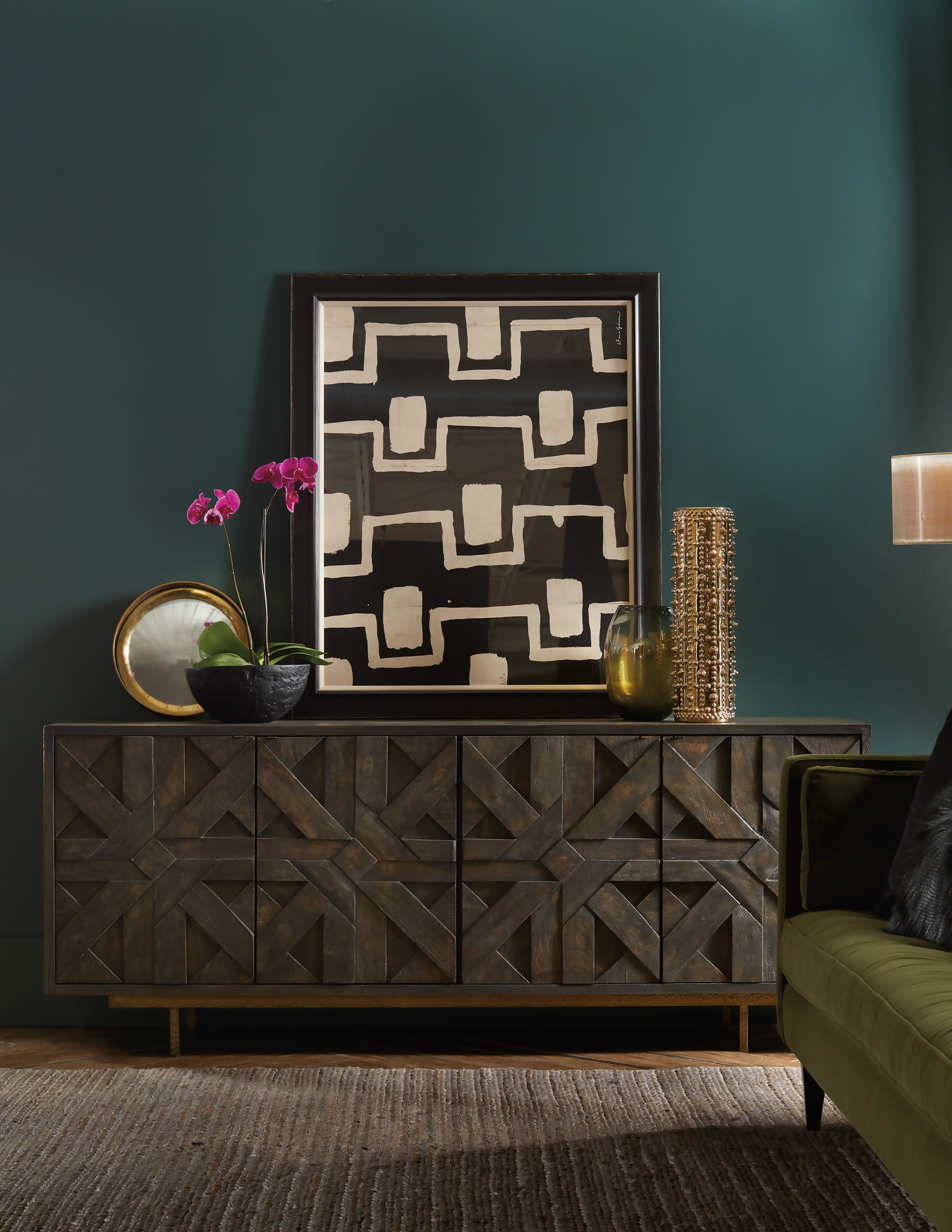 Hooker Furniture Living Room Commerce & Market Layers Credenza