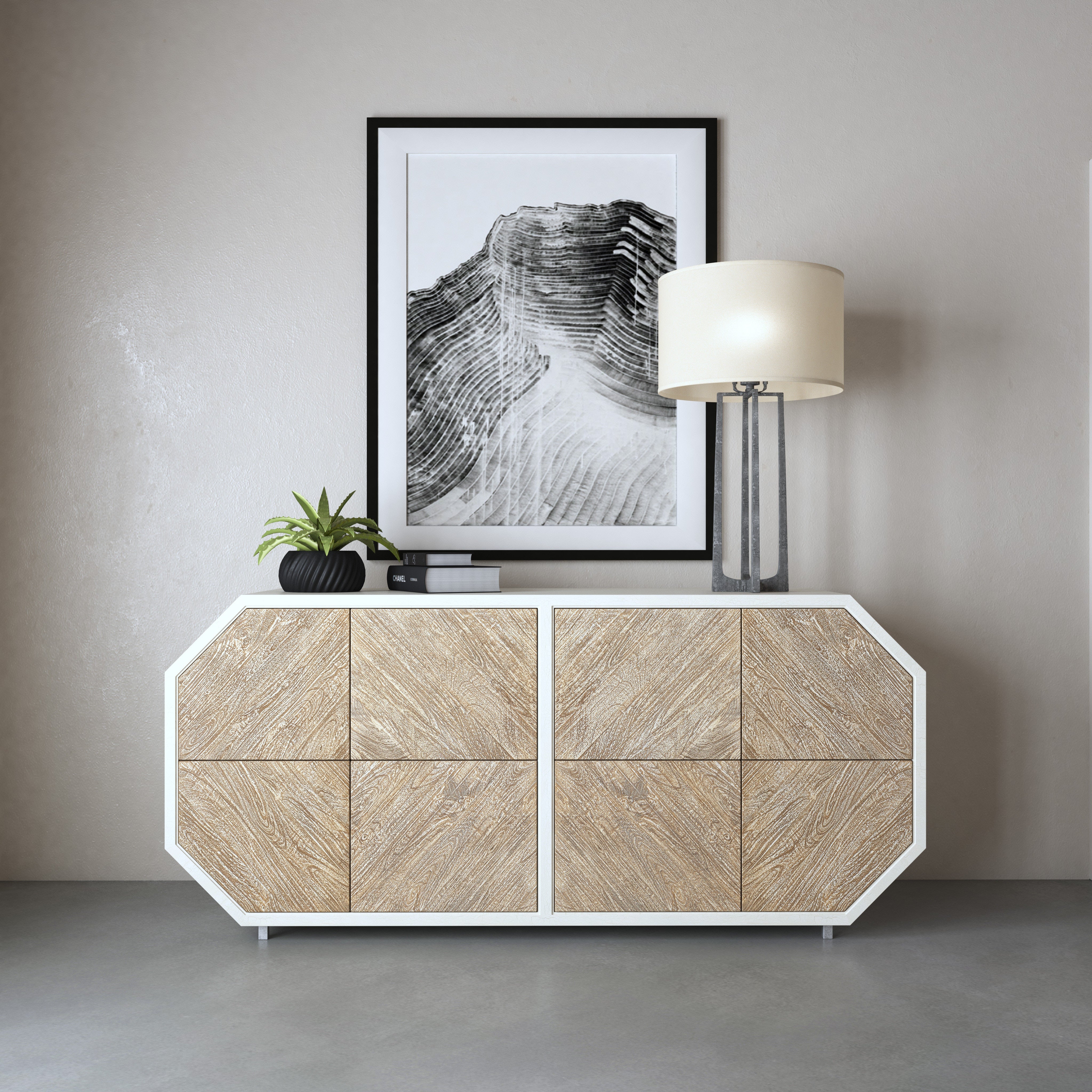 Hooker Furniture Living Room Commerce & Market Angles Credenza