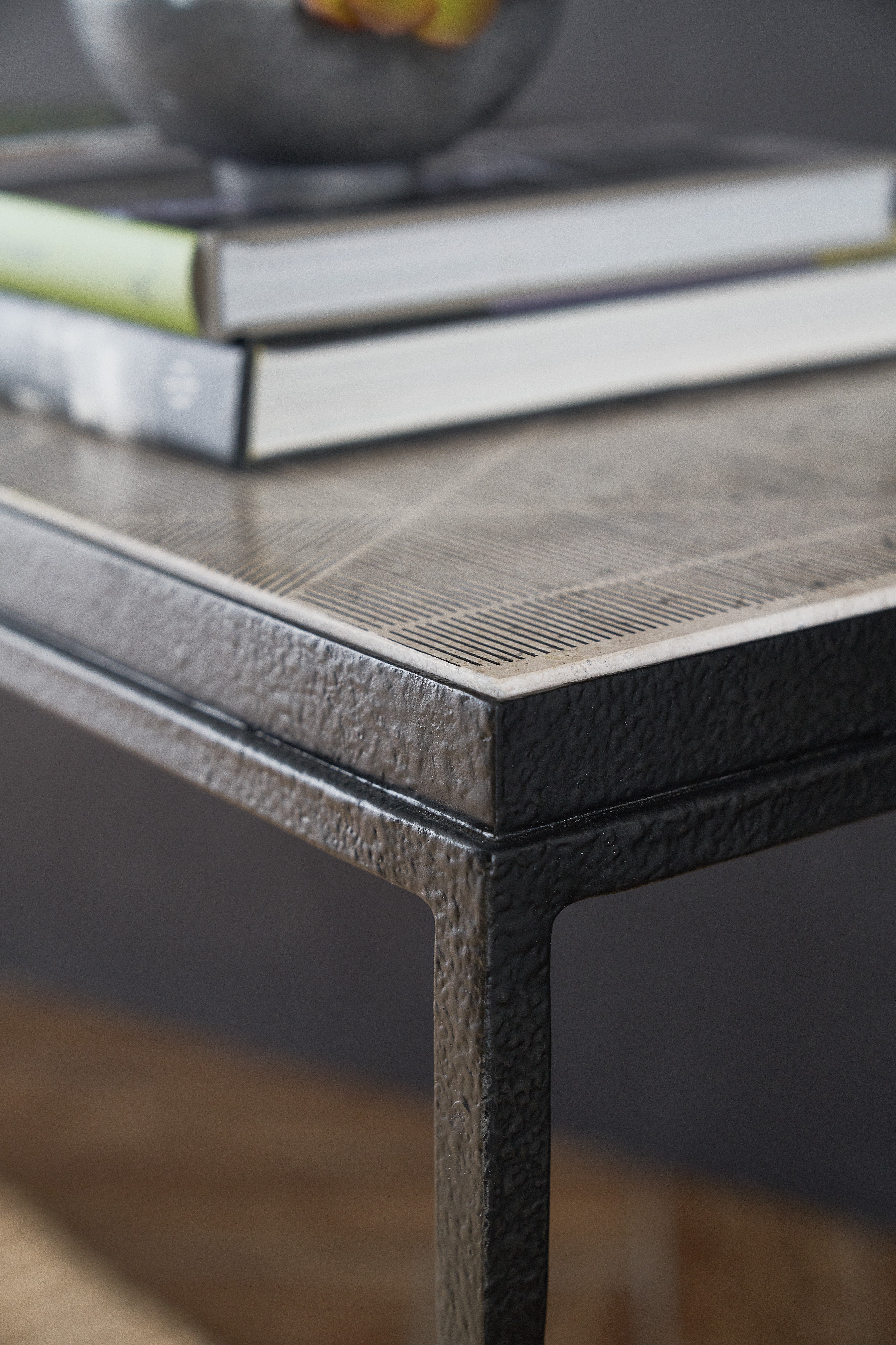 Hooker Furniture Living Room Commerce & Market Metal-Wood Console Table