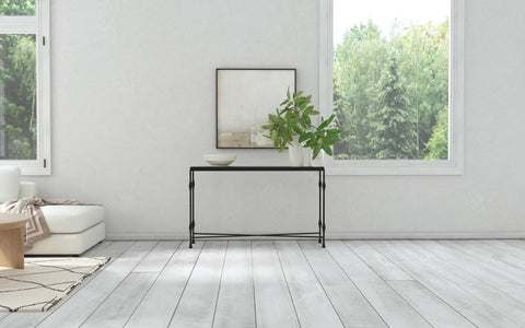 Hooker Furniture Living Room Commerce & Market Metal-Wood Console Table