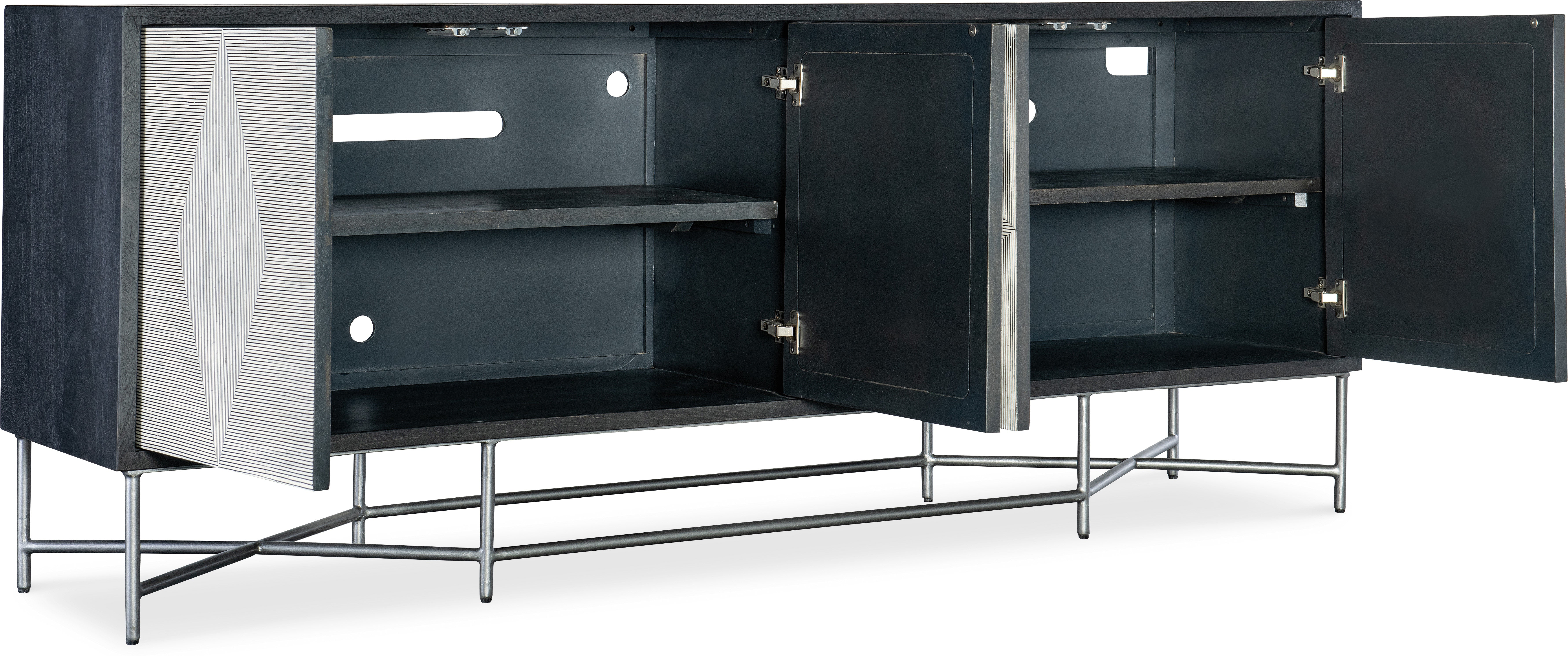 Hooker Furniture Living Room Commerce and Market Fine Lines Credenza