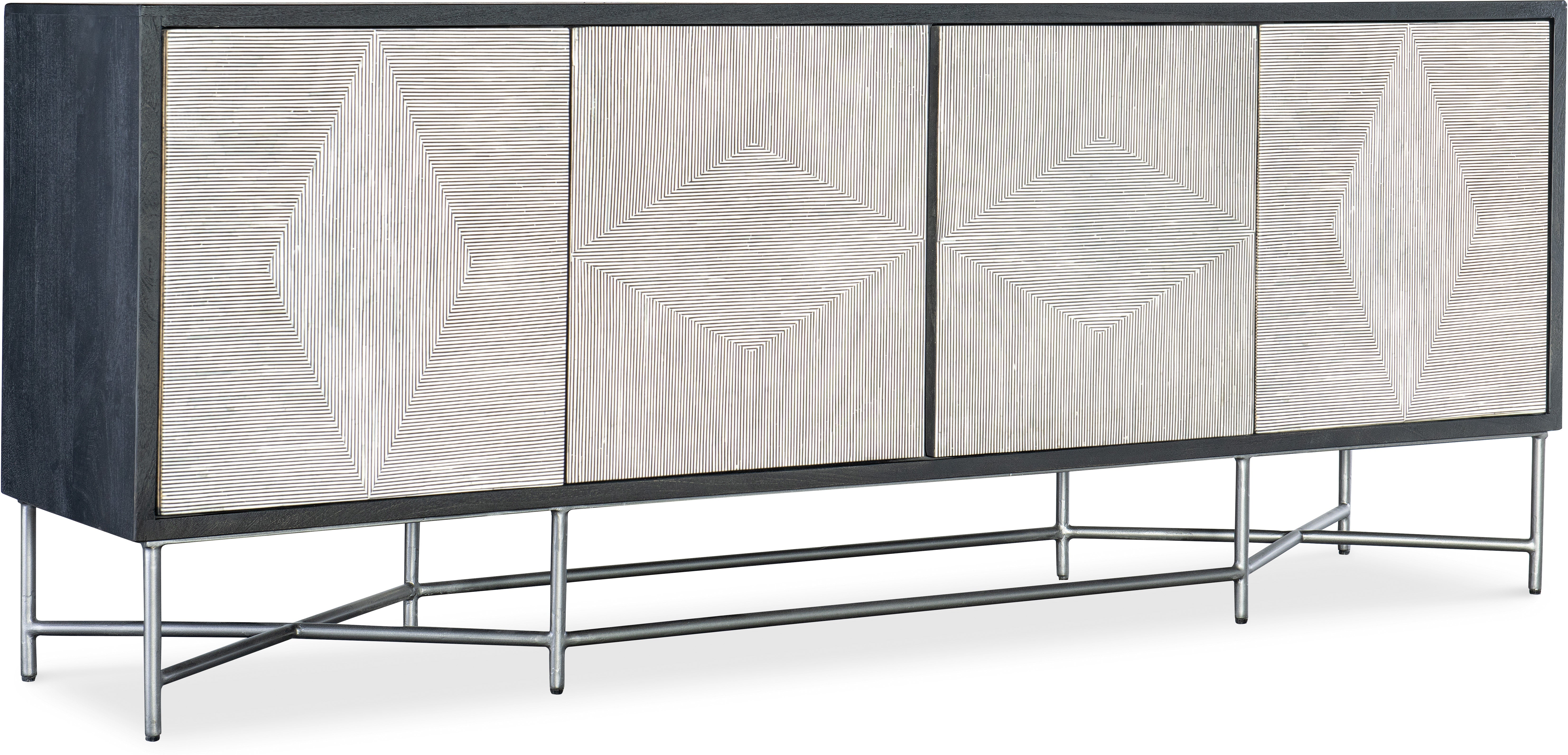 Hooker Furniture Living Room Commerce and Market Fine Lines Credenza