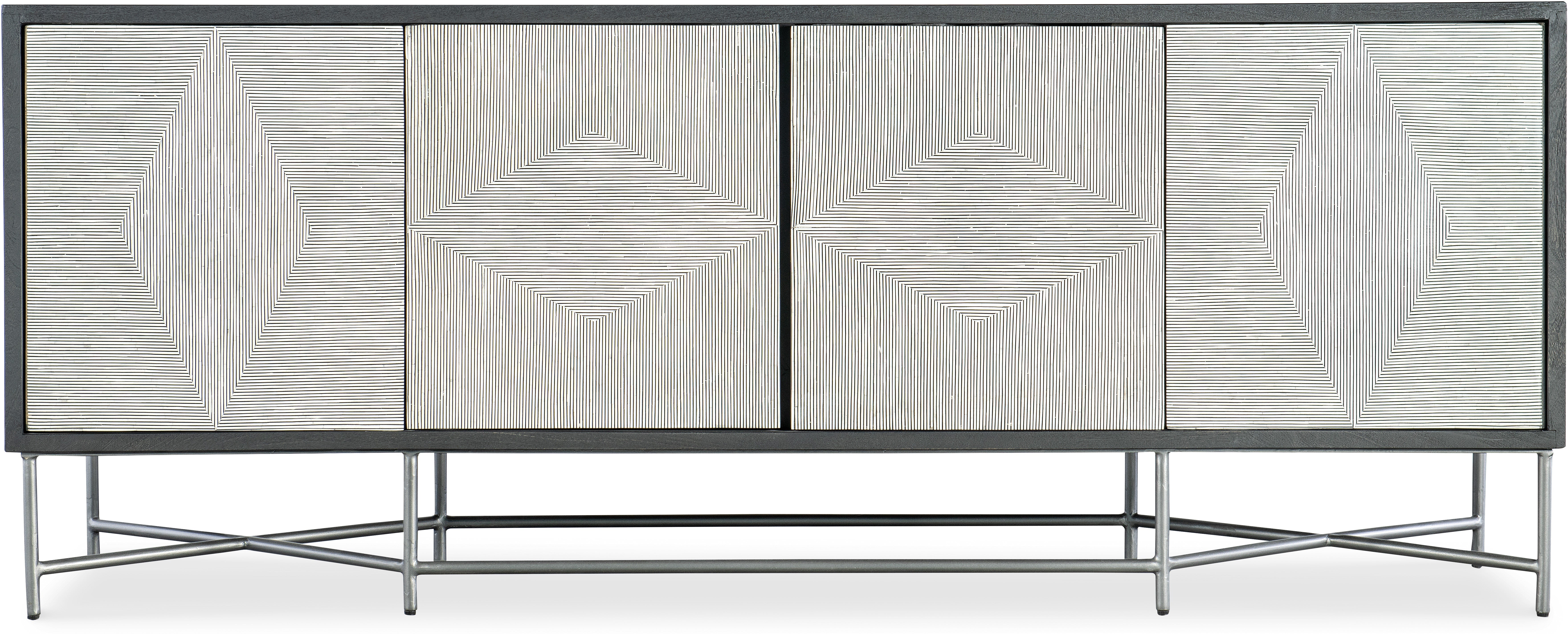 Hooker Furniture Living Room Commerce and Market Fine Lines Credenza