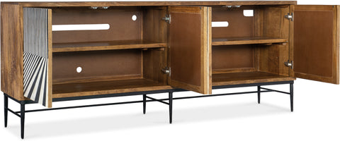 Hooker Furniture Living Room Commerce and Market Linear Perspective Credenza