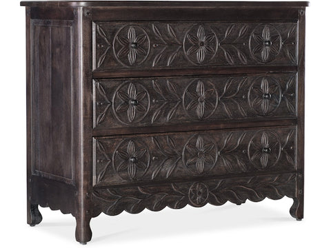 Hooker Furniture Living Room Commerce and Market Flora Three-Drawer Chest