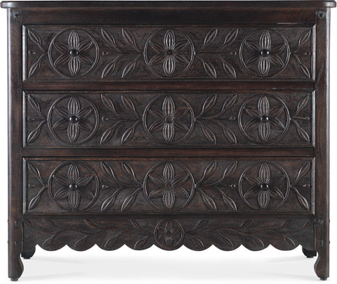 Hooker Furniture Living Room Commerce and Market Flora Three-Drawer Chest