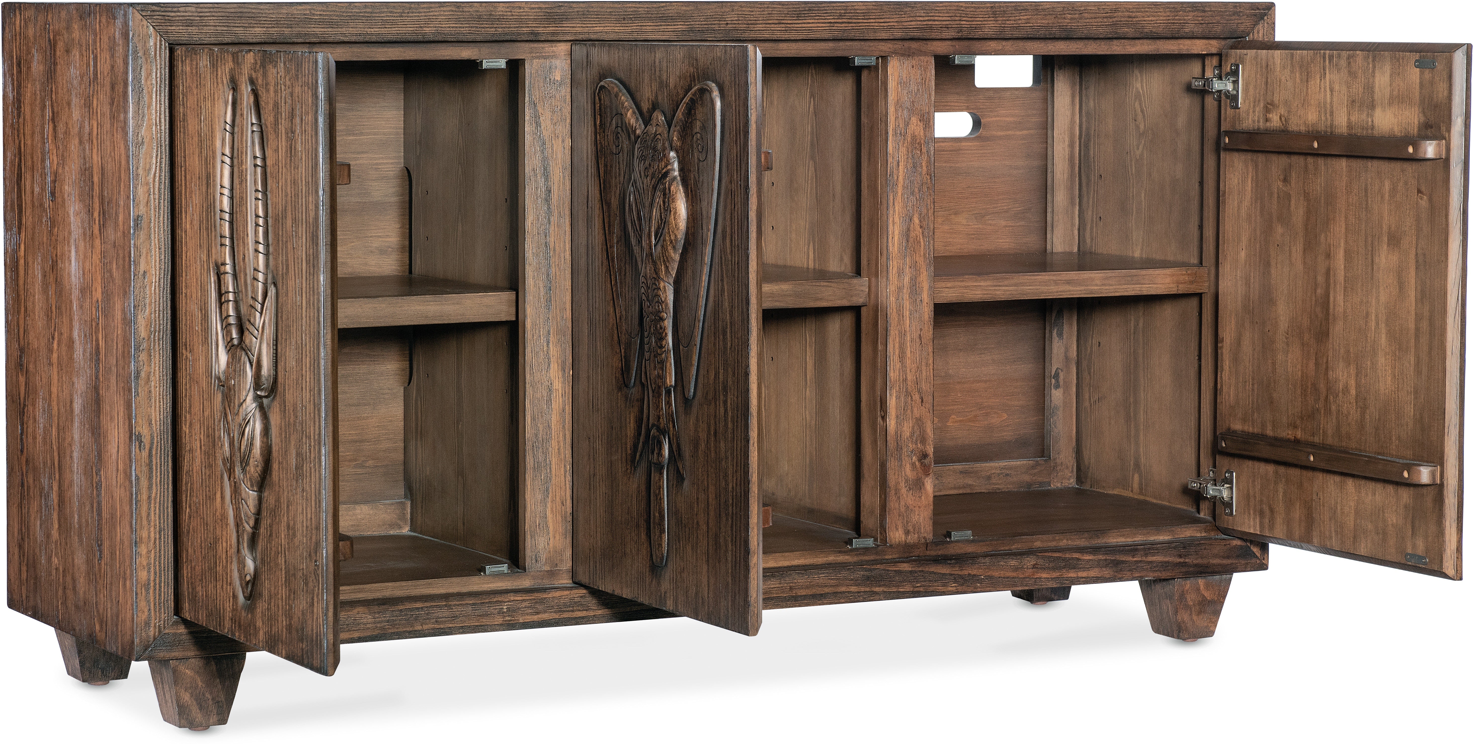 Hooker Furniture Living Room Commerce & Market Safari Credenza