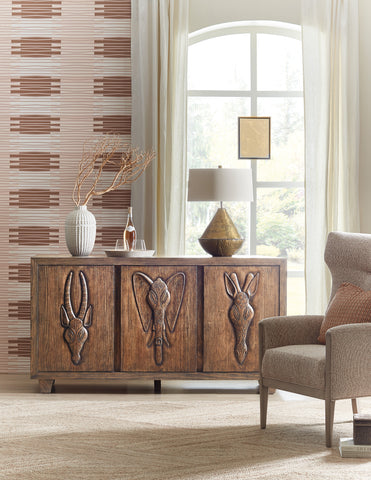Hooker Furniture Living Room Commerce & Market Safari Credenza