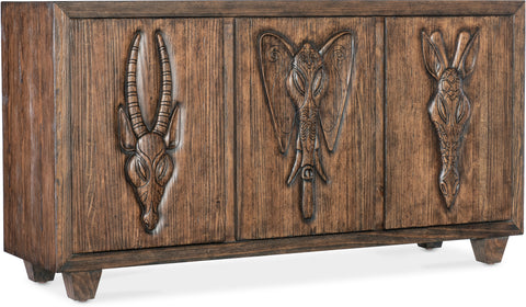 Hooker Furniture Living Room Commerce & Market Safari Credenza