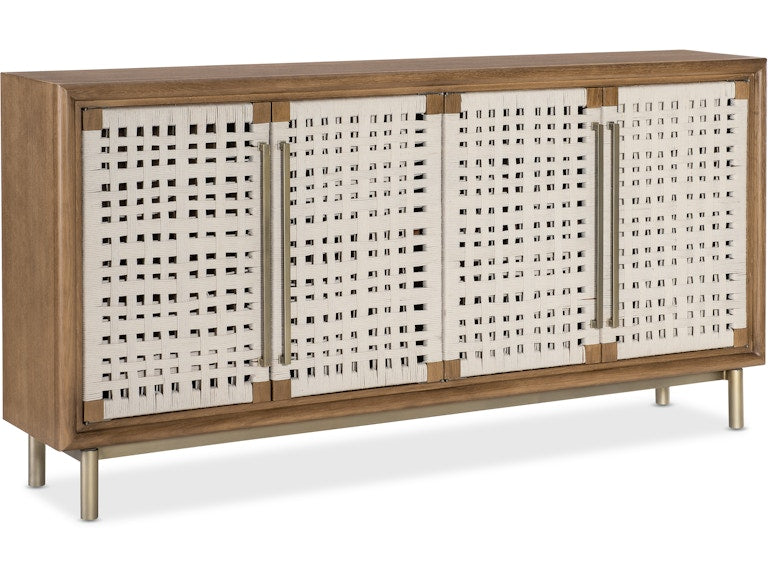 Hooker Furniture Living Room Commerce and Market Savana Woven Front Credenza