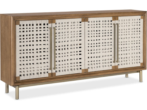 Hooker Furniture Living Room Commerce and Market Savana Woven Front Credenza