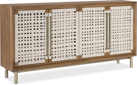 Hooker Furniture Living Room Commerce and Market Savana Woven Front Credenza